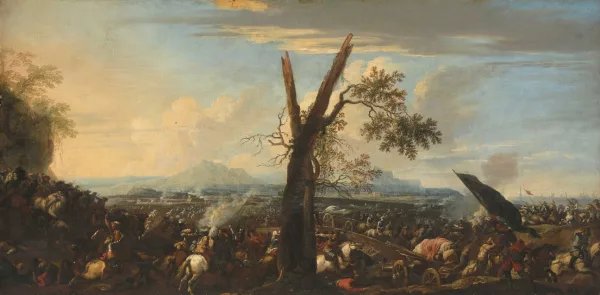 Jacques Courtois — Entourage de Jacques Courtois — Grande scène de bataille