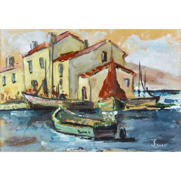 Maximilien Luce — Vue d’un port méridional.