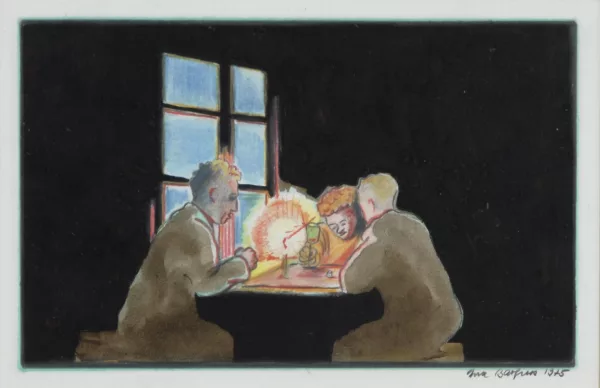 Ina Barfuss — Am Tisch, 1975
