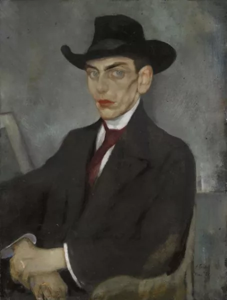Axel Fridell — Porträt des Künstlers Natanael Cassén