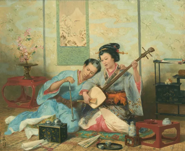 Adrien Marie — Teezeremonie.1873