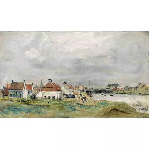 Robert Mols — Veduta di una città lungo un fiume