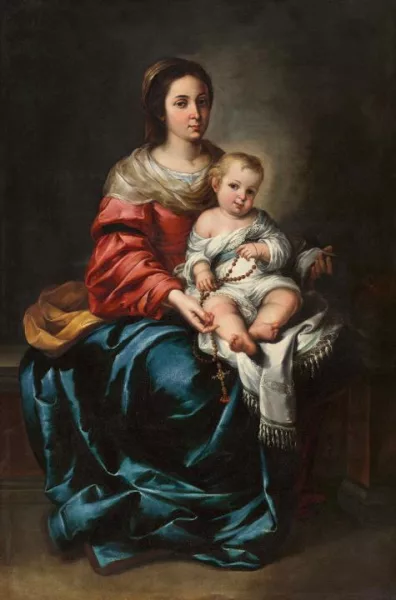 Bartolomé Esteban Murillo — Rosenkranzmadonna