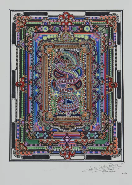 Charles Boussion — Mosaïque d'enluminures irlando-leyzantines, 2005