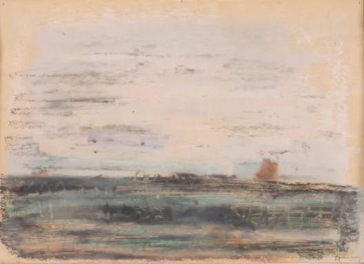 Árpád Szenes — Composition (paysage)