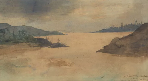 Hippolyte Berteaux — Constantinople au crépuscule