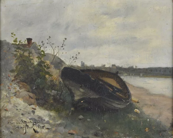 Aimé Perret — Barque échouée