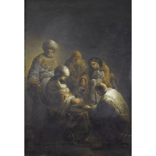 Leonard Bramer — Entourage de LEONARD BRAMER — Lavement des mains de Ponce Pilate.