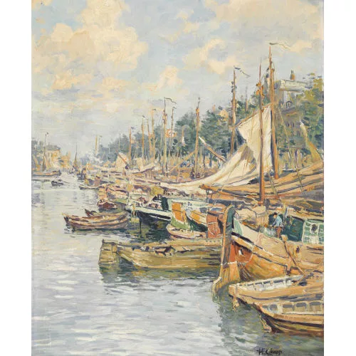 Hendrik Schaap — Bateaux sur le Haringvliet