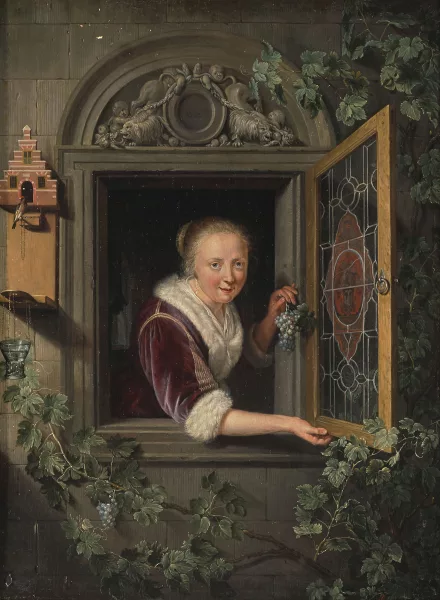 Gérard Dou — Kopie um 1800 Die Weintraube