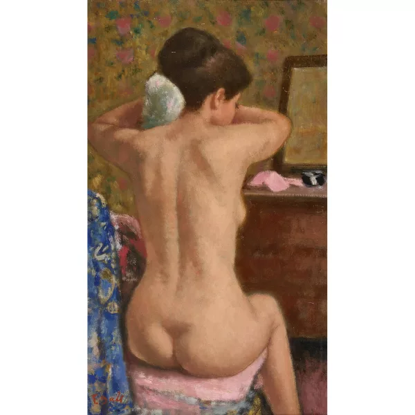 François Gall — Femme nue de dos.