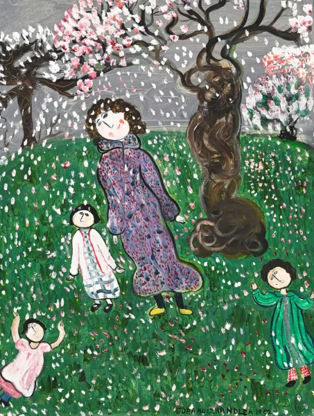 Dora Holzhandler — "Mother and Child Playing"