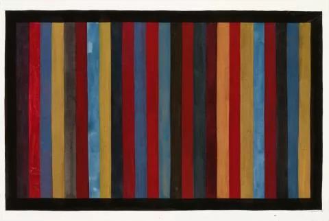 Sol LeWitt — Ohne Titel (Vertical Bands of Color)