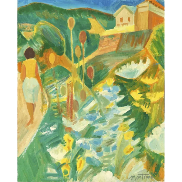 Roger Montané — "Route Fleurie".