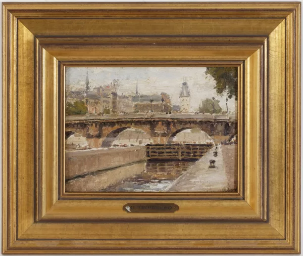 Henri Georges Troussard — Le Pont Neuf à Paris,