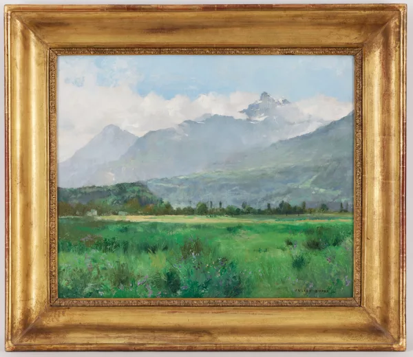 Julien Dupré — Paysage de campgane,