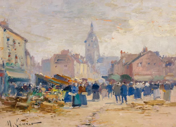 Eugène Galien — Scena di mercato
