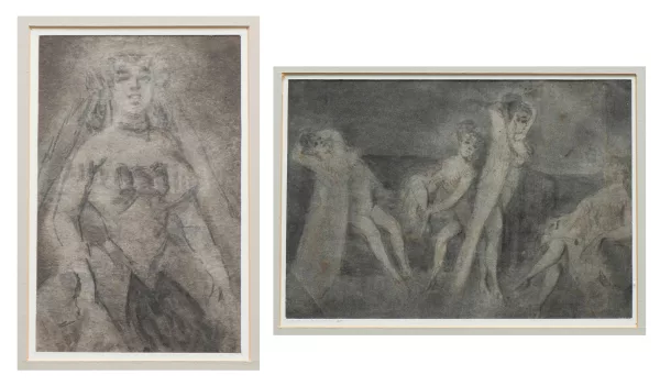 Constantin Guys — Constantin GUYS (1802-1892) Deux aquarelles et encre sur papier