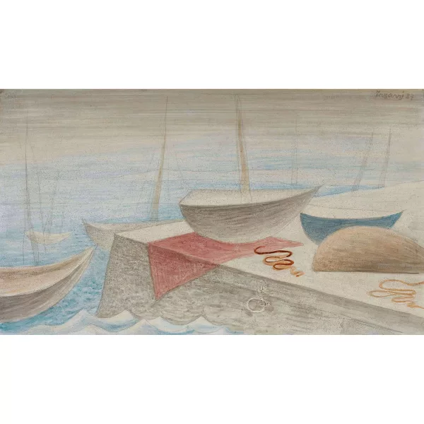 Jan Zrzavý — "Stare cluny" (Alte Boote).