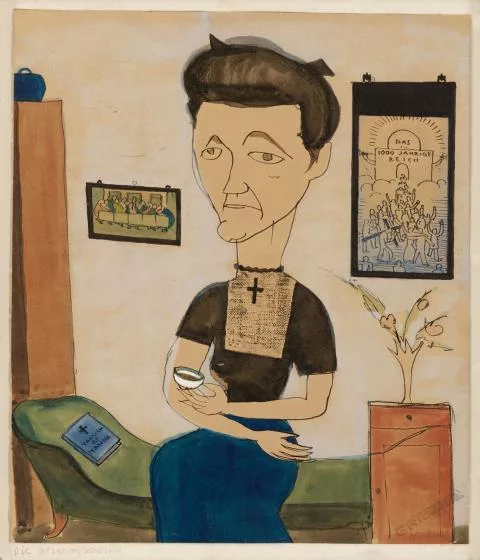 Otto Griebel — Die Bibelforscherin