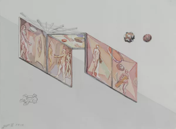 Holger Bunk — 4 Blätter: Ohne Titel, 1988