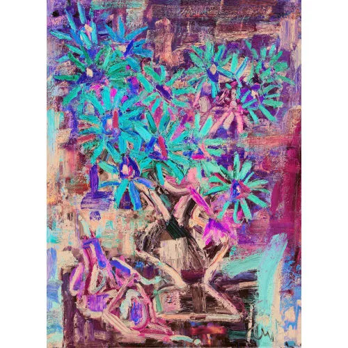 Eugène Paul — Nature morte florale expressive