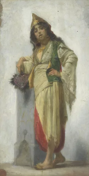 Alberto Pasini — Femme au costume oriental