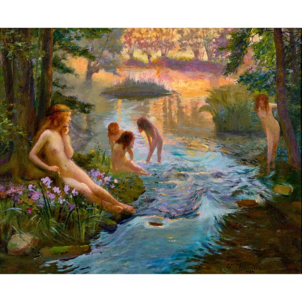 Gaston Bussière — Die Badenden.
