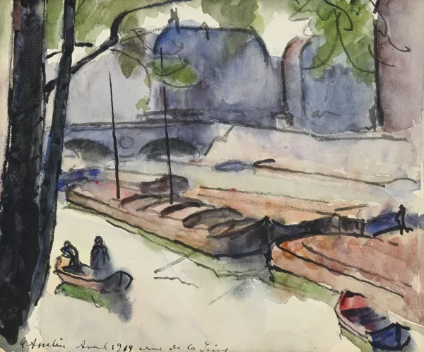 Maurice Asselin — "Crue de la Seine"