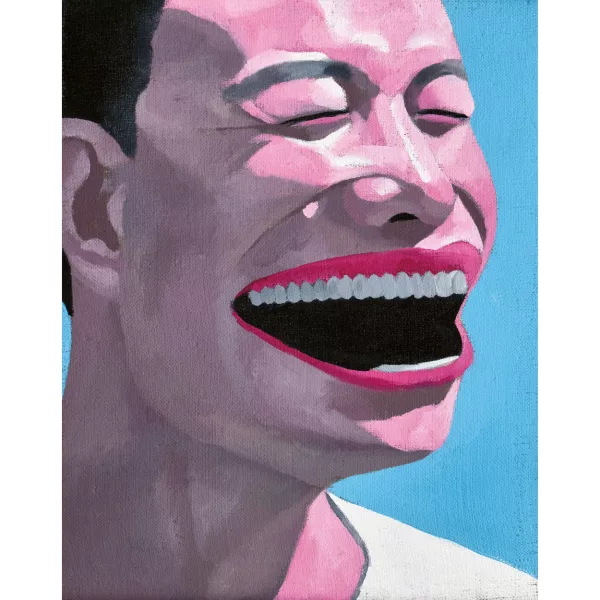 Yue Minjun — Untitled (99 Idols, No. 66).