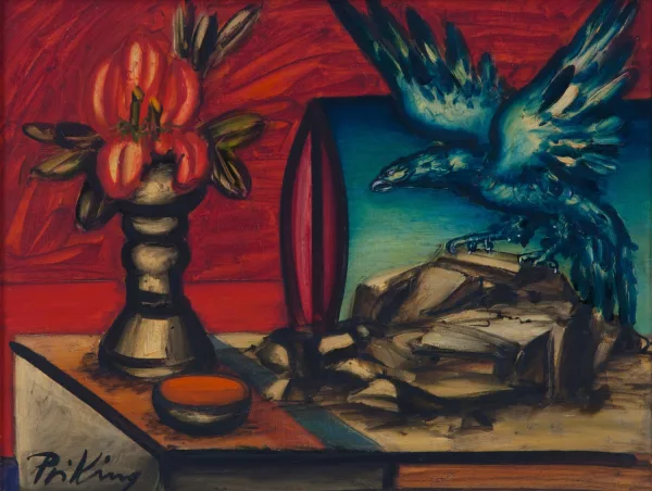 Franz Priking — Nature morte à l'aigle