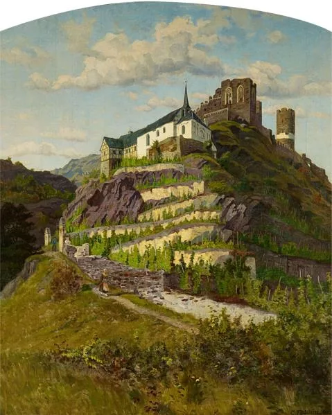 Carl Wilhelm Christian Malchin — Burg Bischofstein an der Mosel