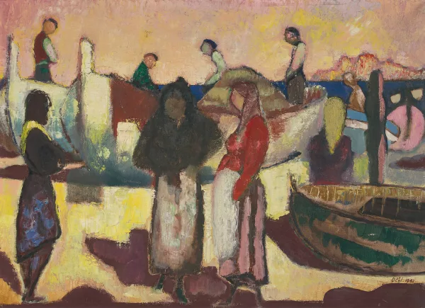 Oskar Zügel — Ausfahrt der Fischer