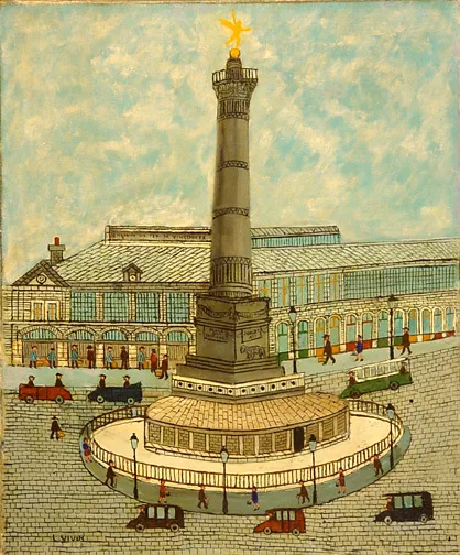 Louis Vivin — Place de la Bastille