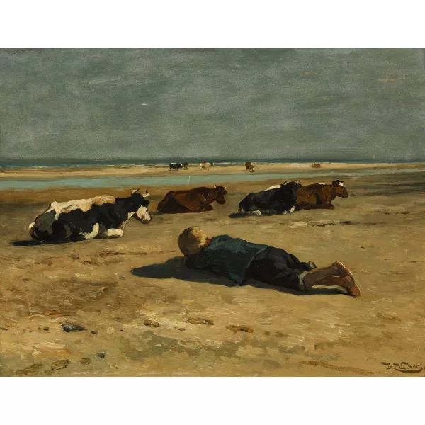 Johannes Hubertus Leonardus de Haas — "The Beach at Blankenberghe".