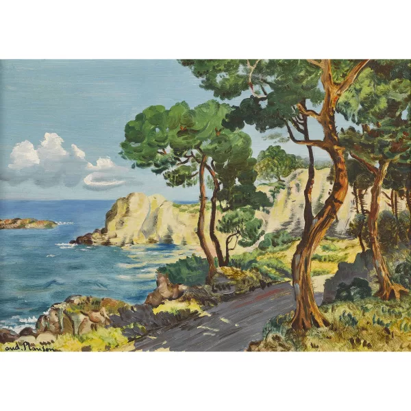 André Planson — Französische Küstenpartie.