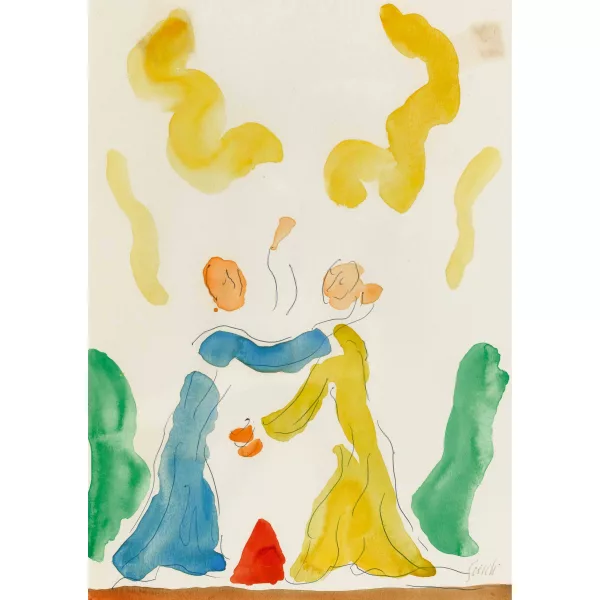 Virgilio Guidi — "Incontro".