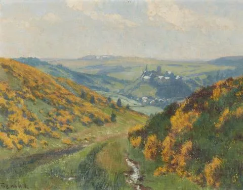 Fritz von Wille — Ginsterblüte bei Reifferscheid