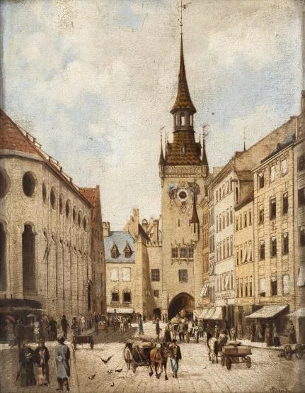 Carl von Bergen — La porte de la ville