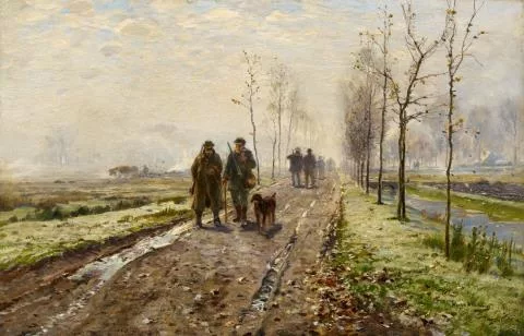 Hugo Mühlig — Aufbruch zur Jagd