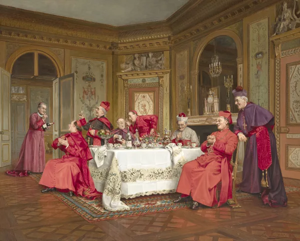 Marcel Brunery — "Le festin des cardinaux"