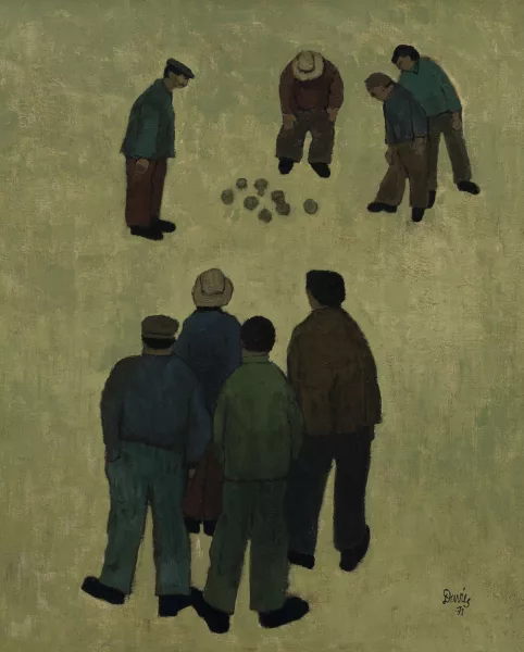 Peter Davies — "La pétanque",