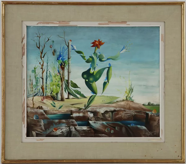 Georges Spiro — Georges Spiro (1909-1994), \\Paysage surréaliste\\,