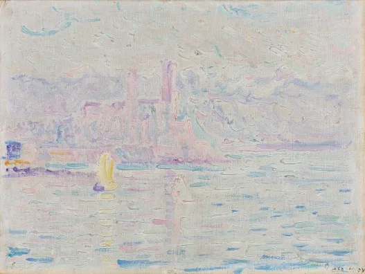 Paul Signac — Antibes. 7 heures du matin, 1903