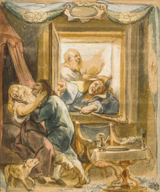 Jacob Jordaens — Les joyeux compagnons