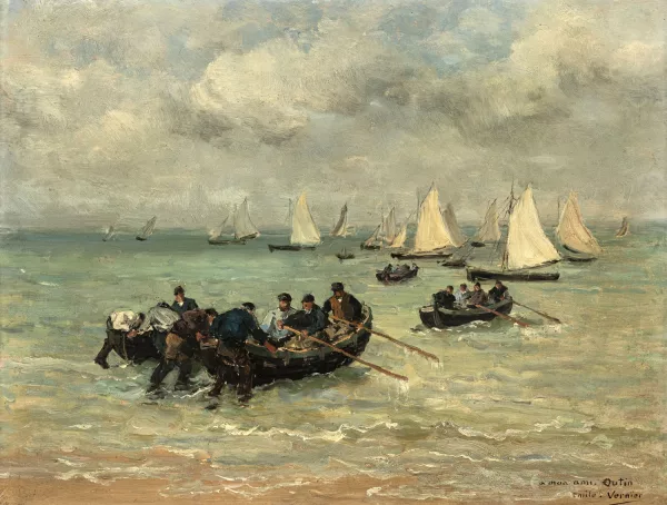 Émile Louis Vernier — Départ pour la pêche,
