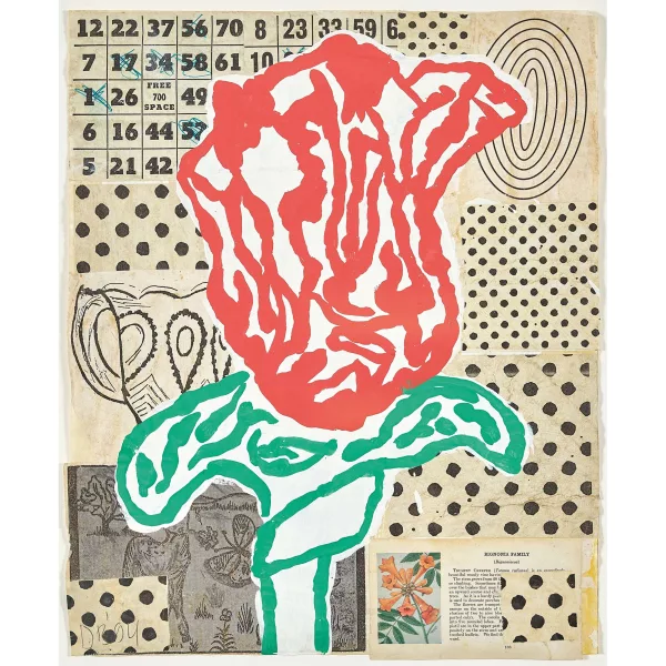 Donald Baechler — "Flowers".