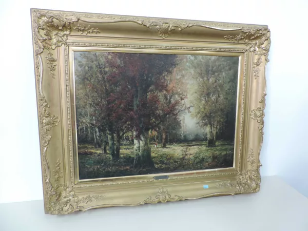 Karl Kaufmann — Herbstliche Argonner Waldlandschaft