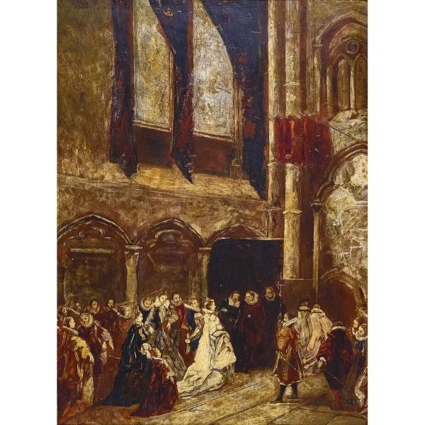 Eugène Isabey — Le mariage aristocratique