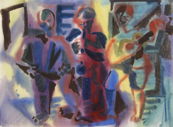 Eduard Bargheer — Musikanten, 1948